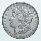 XF 1897 (P) Morgan Silver Dollar (1 coin) *8536