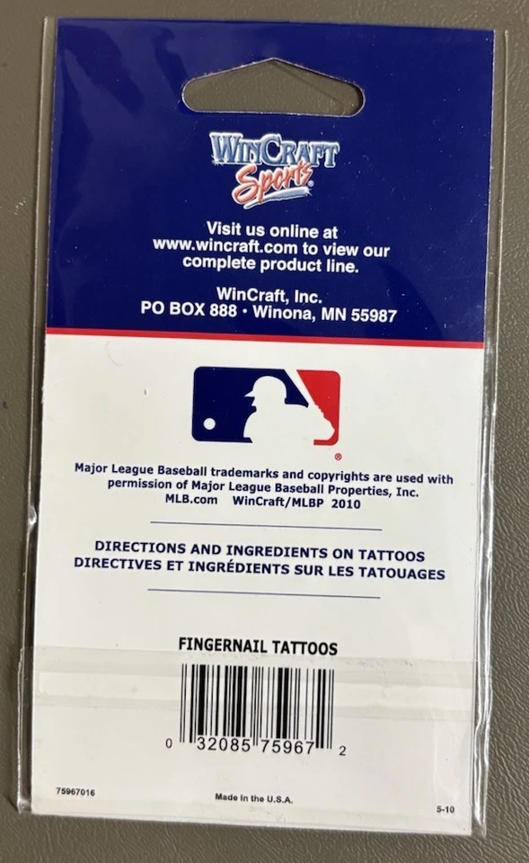 Paquete de 4 tatuajes de béisbol Milwaukee Brewers Temp ¡¡Nuevo!!! Foto 2 de 2