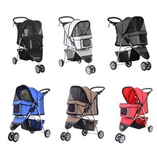 Hundewagen Hundebuggy klappbar f&uuml;r Hunde & Katzen bis 10 kg Katzenbuggy