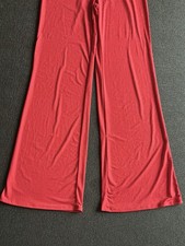 Women’s Wide Legged Size Large Pants NWOT Color Red With Sparkles