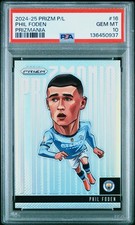 PHIL FODEN 2024-25 Prizm Premier League Prizmania Case Hit SSP Man City PSA 10