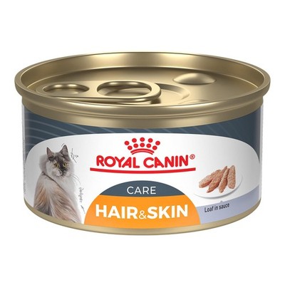 Royal Canin Feline Care Nutrition Hair & Skin Care Adult Loaf in Sauce Cat Food