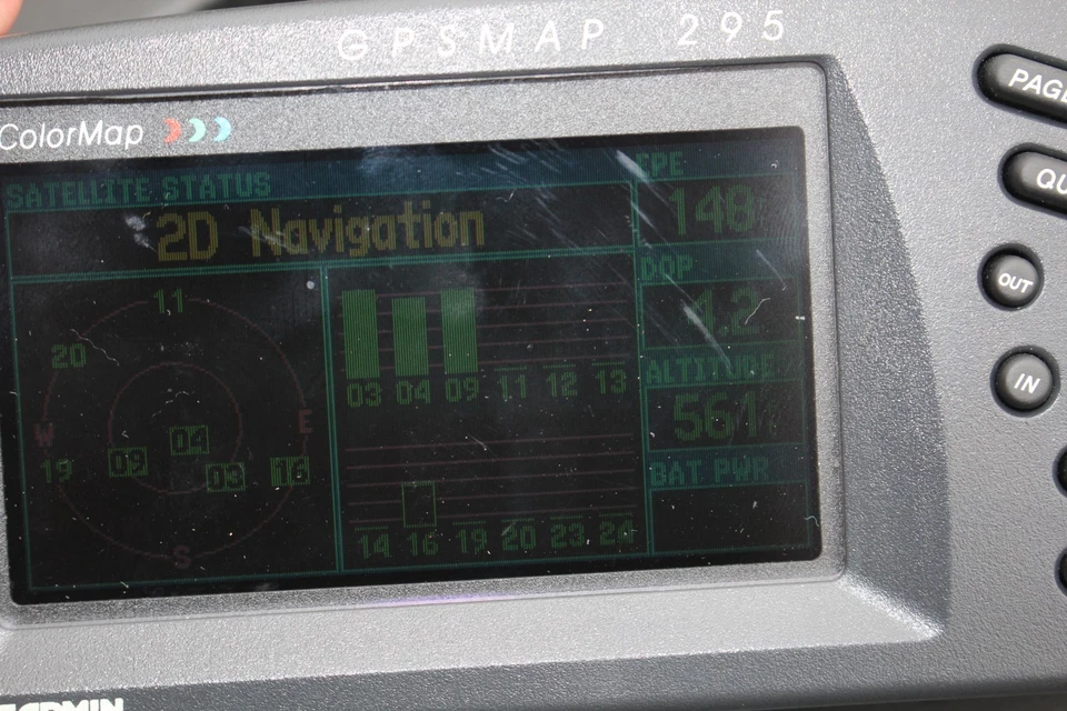 Garmin GPSMAP 295 Aviation - Color Map Marine - 4" Diagonal Screen - Image 3 of 4