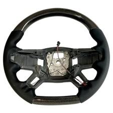 Real Carbon Fiber Heated Steering Wheel For 2020+ Land Rover Defender 90 110 130