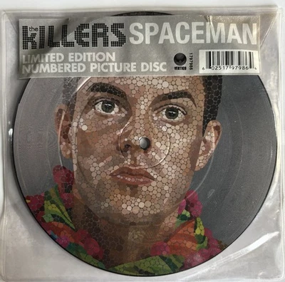 The Killers / Spaceman - VINYL 7” Single PICTURE DISC Limited Edition Numbered - Image 1 of 2