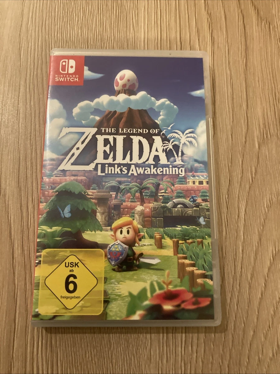 Jeu Game Boy The Legend Of Zelda: Link's Awakening - Version Allemande, Très Bon état, Boîte Et Notice