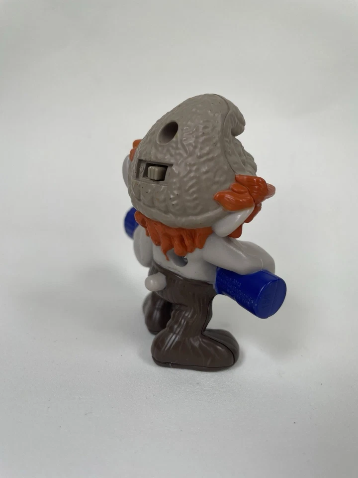 Figura Hackus Pitufo 2013 McDonalds Premio Feliz Comida Juguete PVC Peyo Jengibre 2 7/8"H Foto 4 de 4