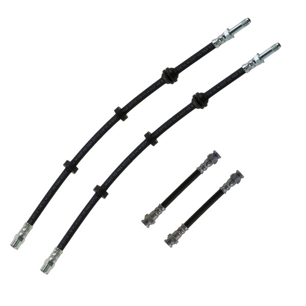 4 X BremsschläUche Vorn + Hinten FüR VW Golf 3 1H Golf 4 Cabrio 1E Vento-image