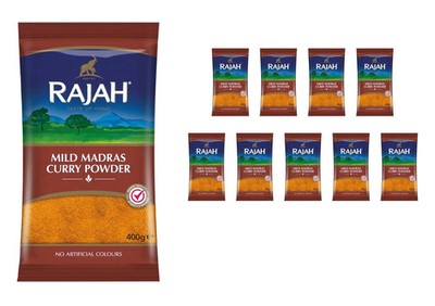 Rajah Gewürze Mildes Madras Currypulver | Madras | Mild | Currypulver | (400g