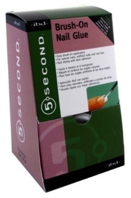 BL Ibd-5 Second Brush-On Nail Glue X 12 Pieces