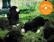 KÖSEN Stofftier Maulwurf Erwin schwarz 15 cm