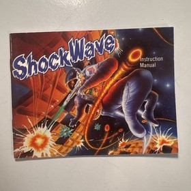 Shockwave Nintendo NES Manual W/ Reg Card Only In Great Condition 1990 Vintage