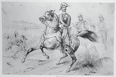 Victor Emmanuel II as Duke of Saxon He later became first King of - Old Photo