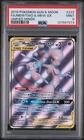 2019 POKEMON SUN & MOON UNIFIED MINDS #222 FULL ART/MEWTWO & MEW GX PSA 9