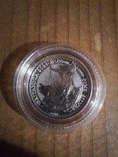 1/10 oz Silver Britannia .999 Fine Silver Royal Mint Cgt Free In Capsule 