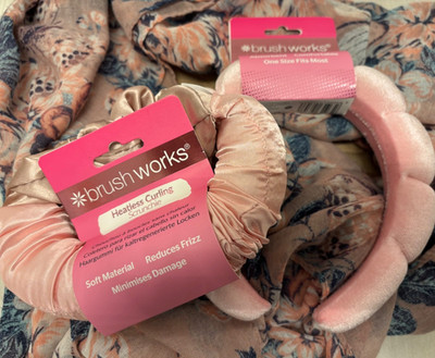  Set  Brushworks Haarreif Headband Pink   Neu & Ungetragen  