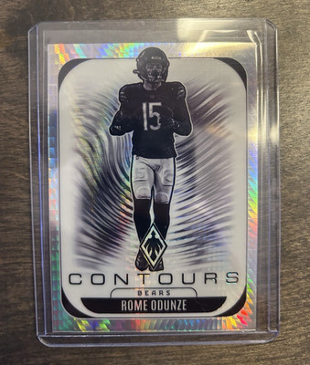 Panini Phoenix 2025 Rome Odunze Chicago Bears Contours Insert #6 /299