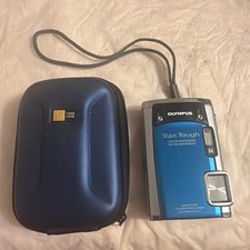 Olympus Stylus Tough 6020 Digital Camera/ Color Blue W/Case Battery-Tested READ