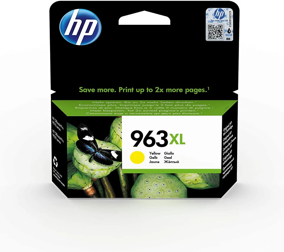 HP 963XL cartouche d'encre Jaune 3JA29AE authentique (TVA incluse) - Photo 1/1
