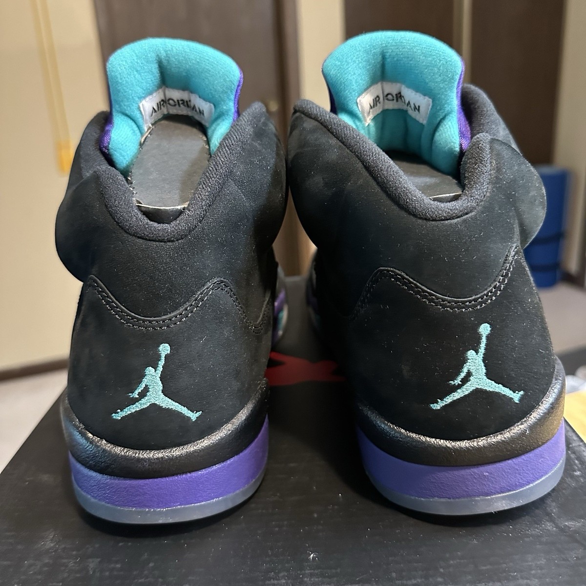 Nike Air Jordan 5 Retro Black Grape 2013 Size 11 OG 136027-007