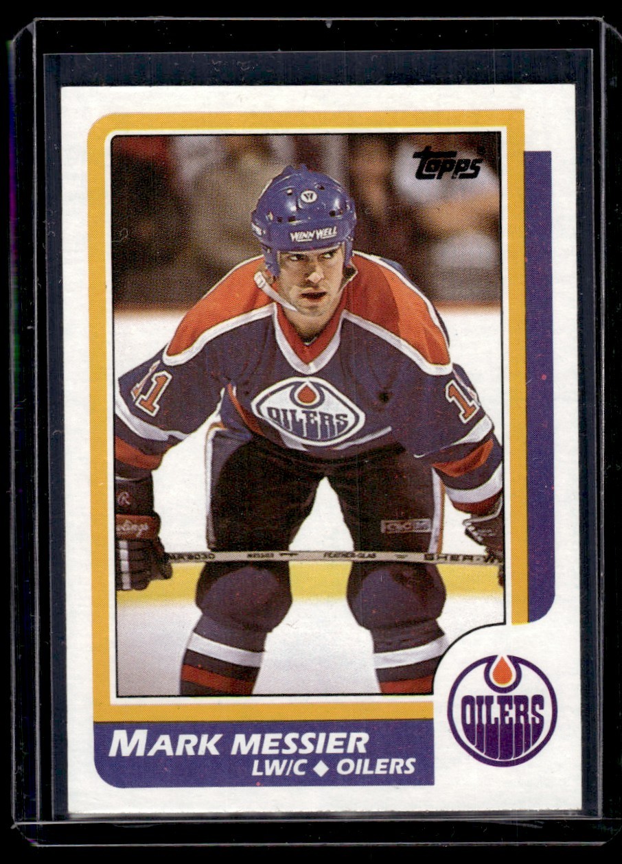 1986-87 Topps Mark Messier Edmonton Oilers #186