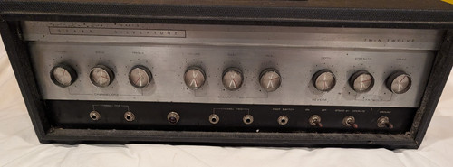 Sears Silvertone 1484 Twin Twelve Guitar Tube Amplifier TESTED