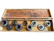 Ridgid Exposed Rachet Threader Set , Vintage, Used.