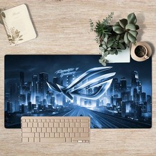 40 90cmASUS ROG Glacier Blue Large Extended Gaming Mouse Pad with Non-Slip Rubbe