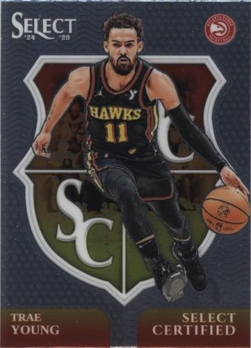 Trae Young Select Certified 2024-25 Panini Select #8 | eBay