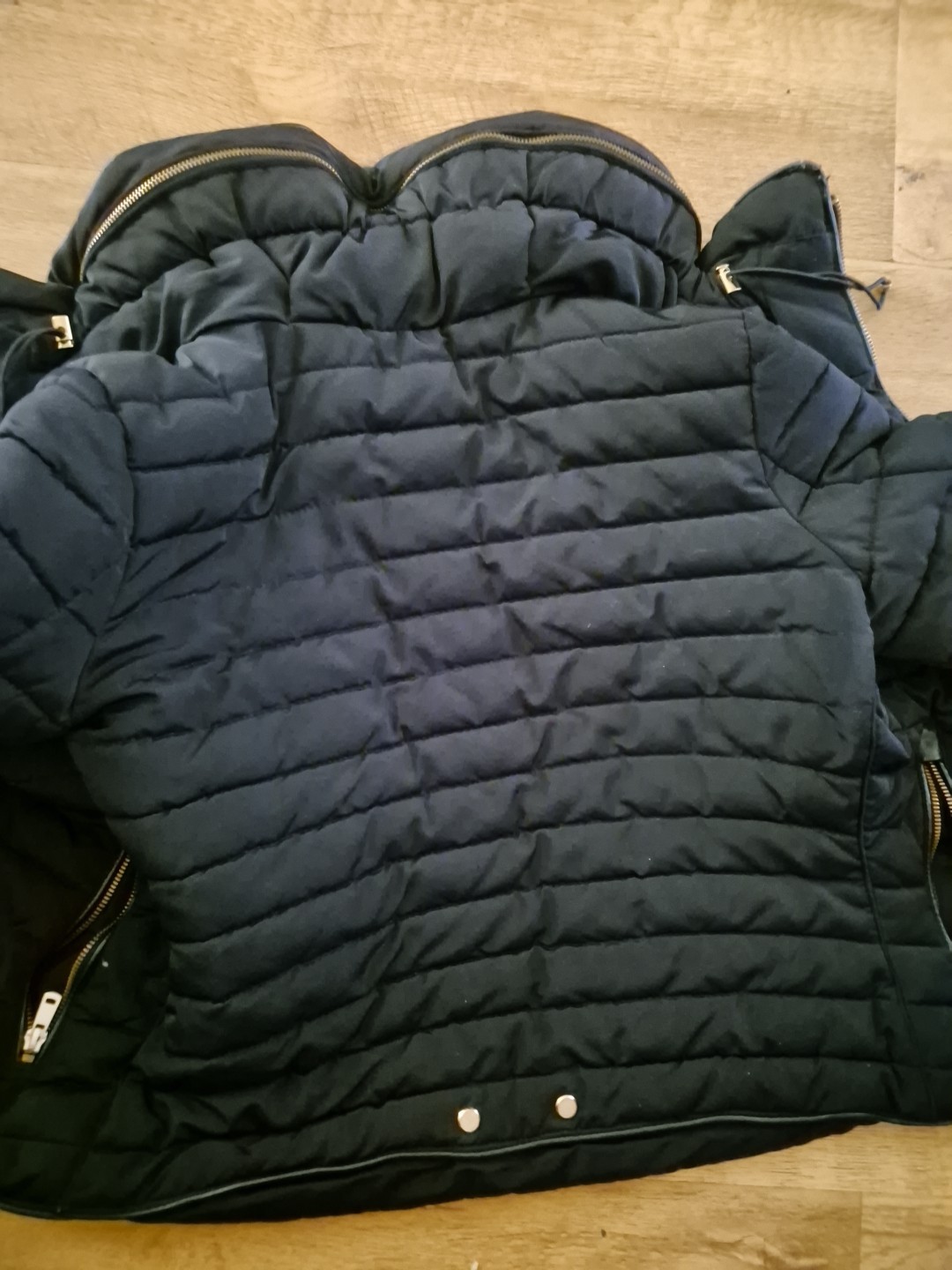 WOMENS ZARA BASIC PUFFER JACKET SMALL - image 7