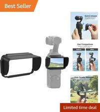DJI Osmo Pocket 3 Anti-Glare Sunshade - Enhanced Visibility for Bright Shooting