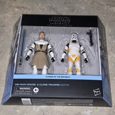 Star Wars Black Series Obi-Wan Kenobi & 212th Clone Trooper 2-Pack NEW Sealed