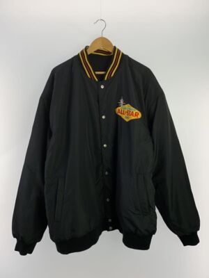 JEFF HAMILTON / リバーシブルスタジャン/ NBA 2007 ALL STAR/6XL/ウール/BLK 2007 NBA All-Star Jeff Hamilton Reversible Stadium Jacket 6XL