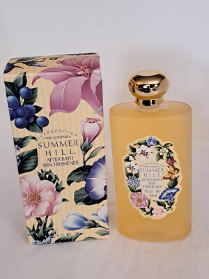 Summer Hill After Bath Skin Freshner 7 oz in Box Crabtree & Evelyn Scarborough