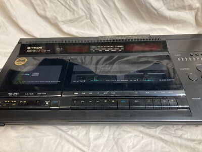 VGT HITACHI MX-W30 Stereo Receiver/ Dual Cassette Deck /CD/ AM-FM