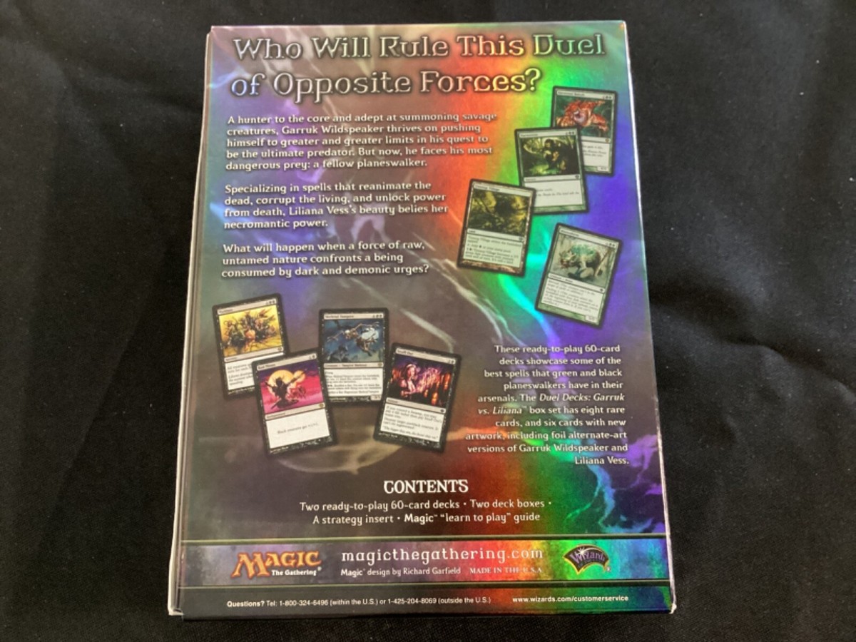 未開封】M;TG Garruk vs Liliana デュエルデッキ 英 新品 1x Garruk Vs. Liliana Duel Deck Product - Magic The