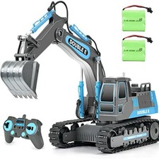 RC EXCAVATOR TOY Digger Hydraulic Construction Vehicles Remote Control DOUBLE E