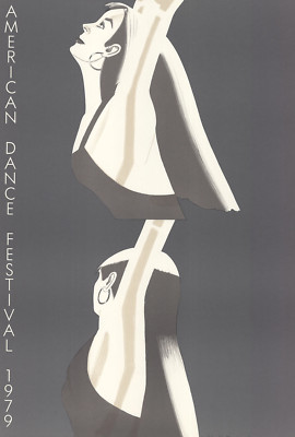 ALEX KATZ William Dunas Dance, Pamela-American Dance Festival 29.5'' x 19.75'' Lit