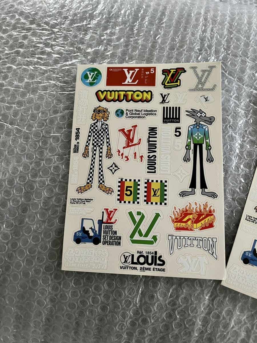 LOUIS VUITTONステッカーVIRGIL ABLOHステッカー LOUIS VUITTONステッカーVIRGIL ABLOHステッカー