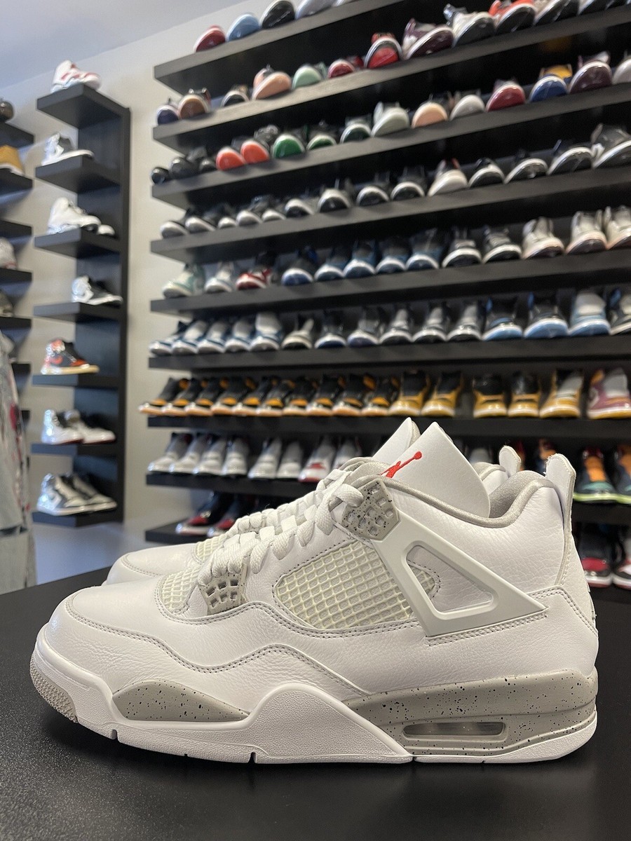 Size 11 - Air Jordan 4 Retro White Oreo 2021 Grey CT8527-100 | eBay