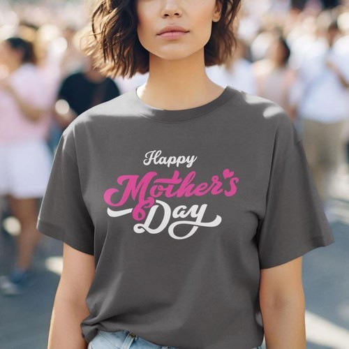 Happy Mothers Day T-shirt Family Children Kids Love Mom Celebration Party Gifts - Picture 12 of 22