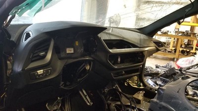 20 2020 BMW M235i OEM BARE DASH PANEL BLACK WITH HUD OPTION (HUD NOT INCLUDED)