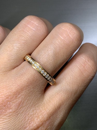 0.81ct Diamond Eternity Solitaire Engagement Ring 18ct Rose Gold - Picture 3 of 6