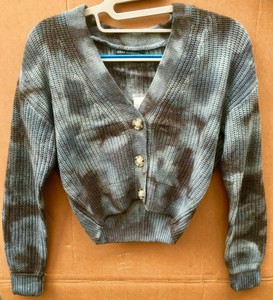 tye dye cardigan