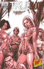 IDW Comics-DF Exclusive True Blood #5 J. Scott Campbell Variant 1000 Copies-COA