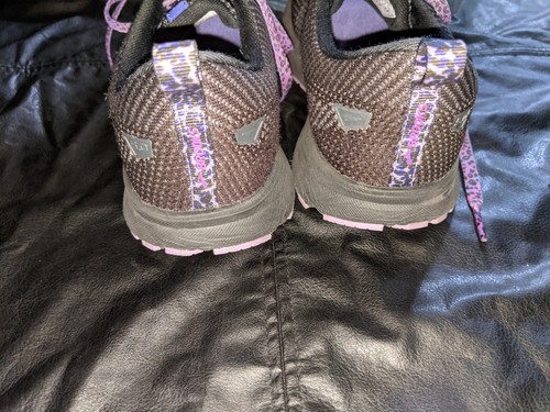 Brooks Revel 5 Running Shoes Black Purple Cheetah Print Womens Size 7 B Medium - Picture 15 of 20