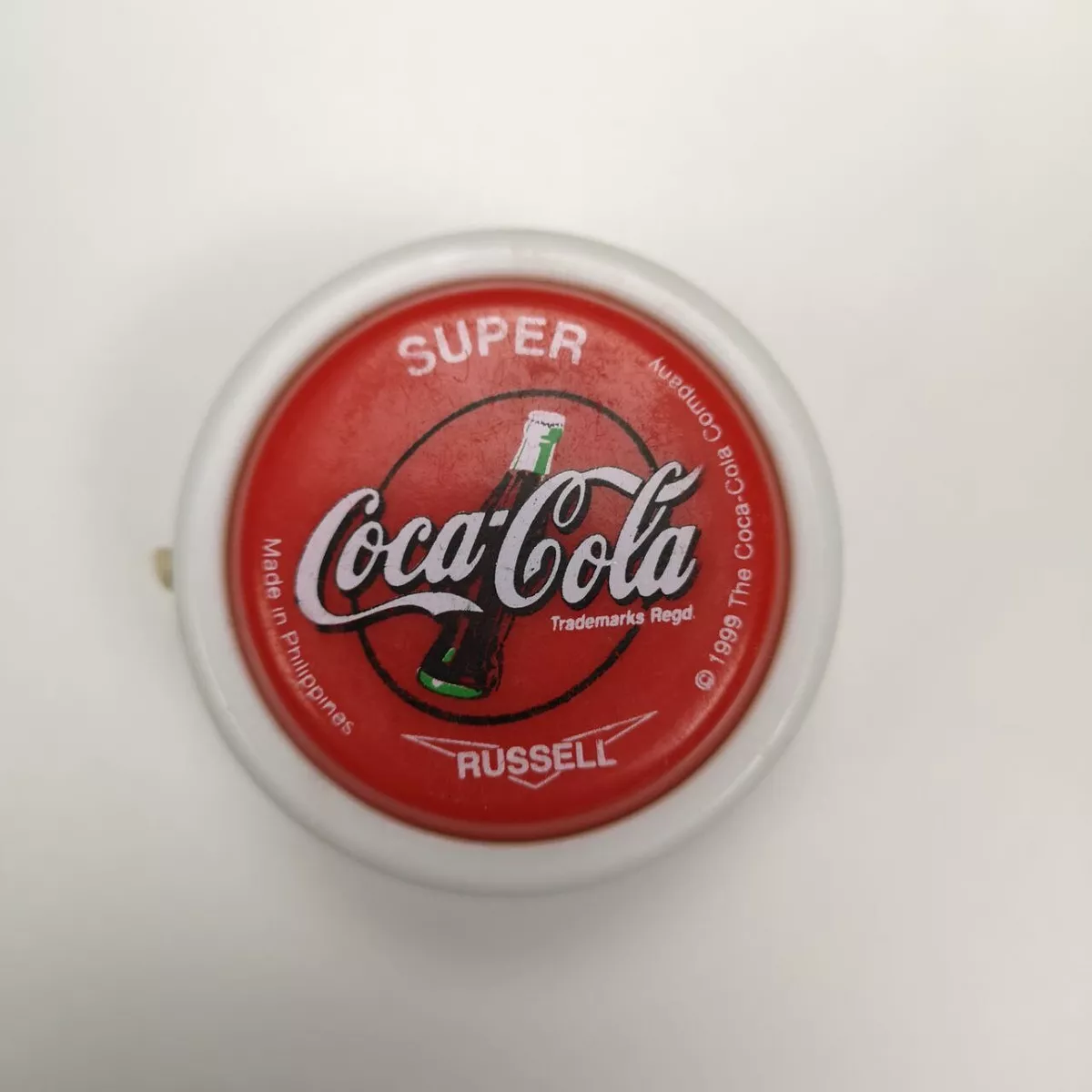 Vintage 1999 Christmas Toy Yo yo SUPER Russell Coca Cola Made Philippines Xmas