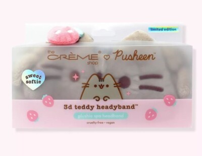 Crème Shop x Pusheen 3D Plush SPA Headband NEW in Package SHIPS
