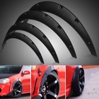 <!--F#f_0-->4X Universal Car Front Rear Fender Flares Flexible Vehicle Eyebrow Protector Kit<!--F/-->