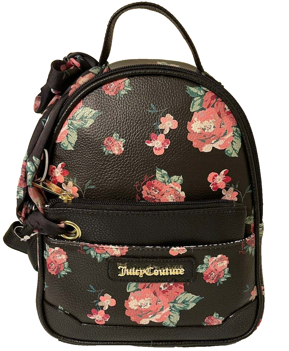 JUICY COUTURE 2-PC SET Floral Backpack & Clutch with Baw  display picture 3